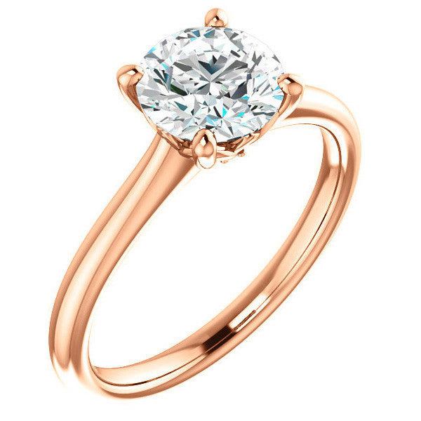 Round Brilliant Moissanite Solitaire Ring