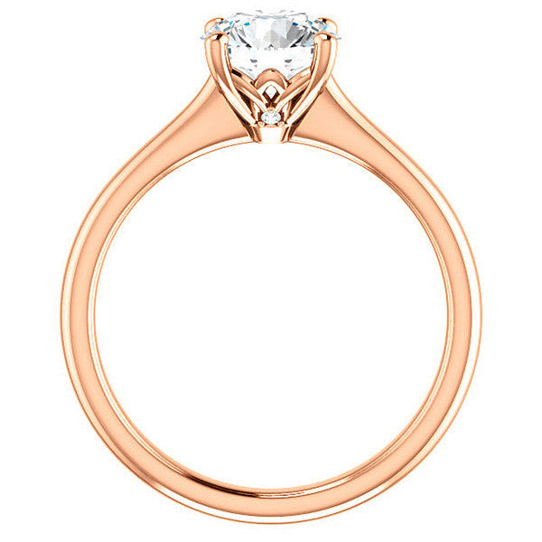 Round Brilliant Moissanite Solitaire Ring