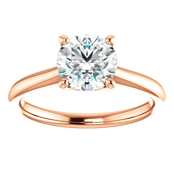 Round Brilliant Moissanite Solitaire Ring