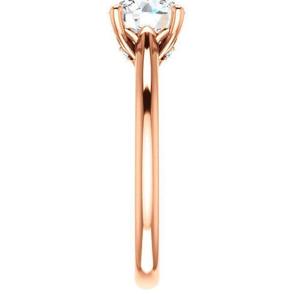 Round Brilliant Moissanite Solitaire Ring