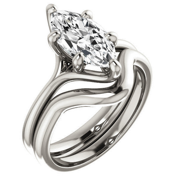 Designer Style 6 Prong Trellis Marquise Solitaire Ring