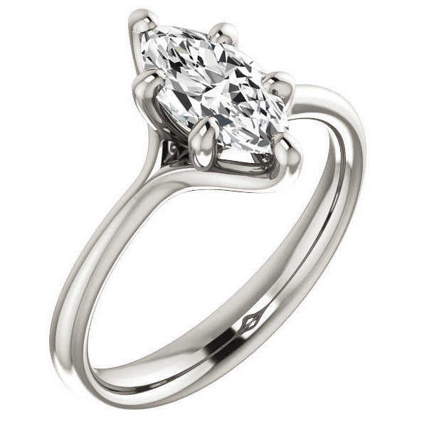 Designer Style 6 Prong Trellis Marquise Solitaire Ring