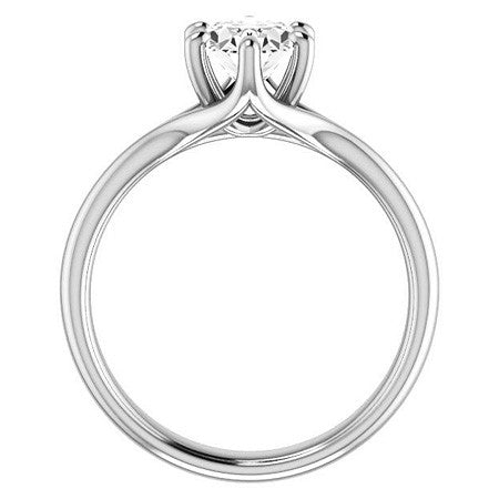 Designer Style 6 Prong Trellis Oval Solitaire Ring