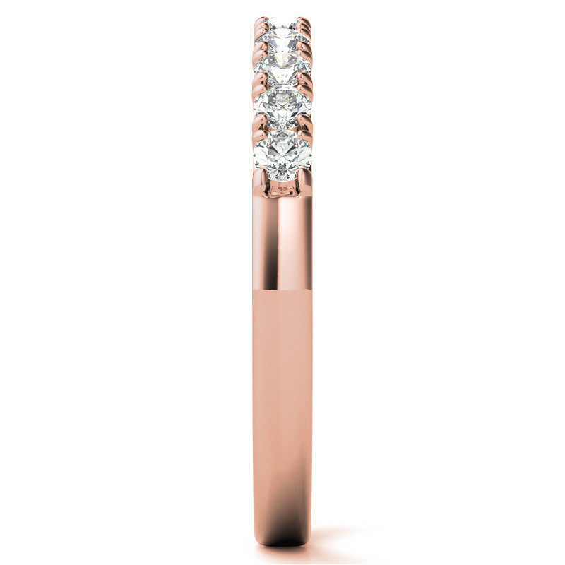 11-Stone 2mm Round Brilliant Moissanite Anniversary Ring 0.33ct