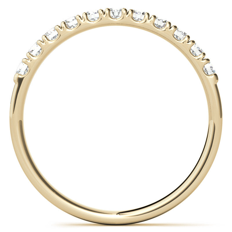 11-Stone 2mm Round Brilliant Moissanite Anniversary Ring 0.33ct