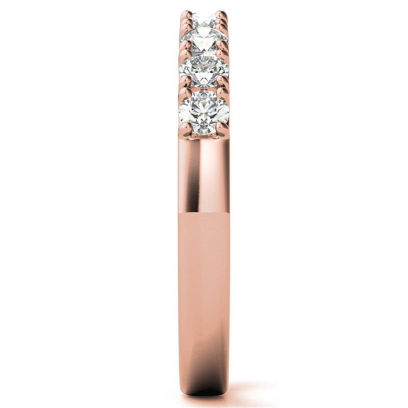 9-Stone 2.5mm Round Brilliant Moissanite Anniversary Ring 0.27ct