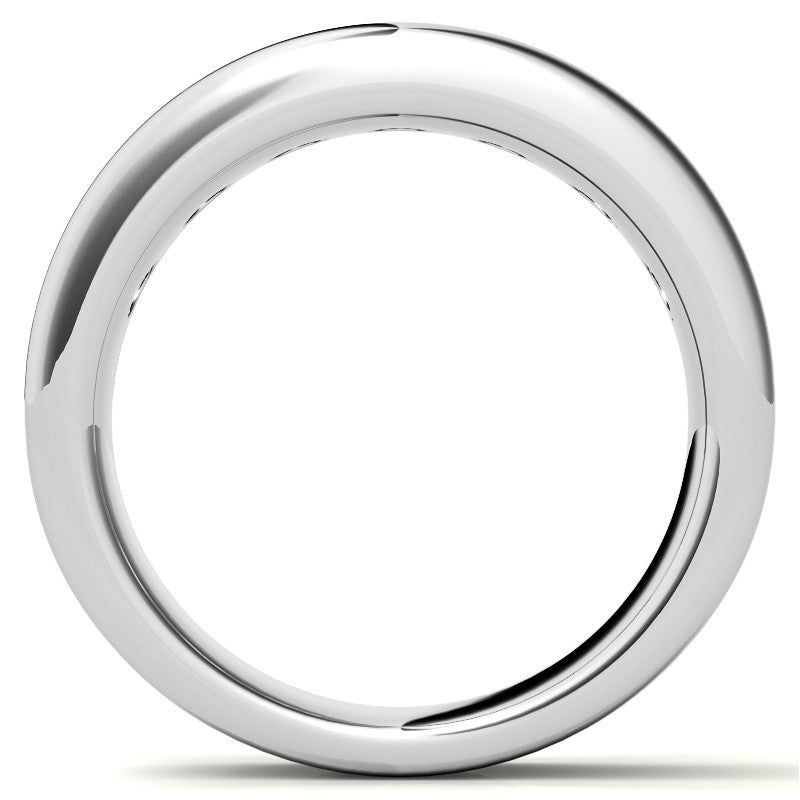 4mm 7-Stone Round Brilliant Moissanite Channel Anniversary Ring, 1.75ct