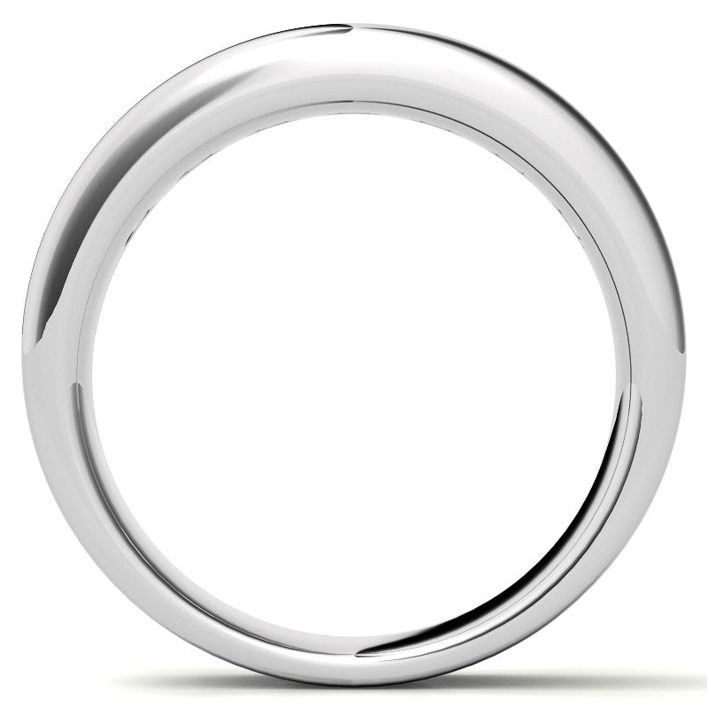 3.5mm 7-Stone Round Brilliant Moissanite Channel Anniversary Ring 1.05ct