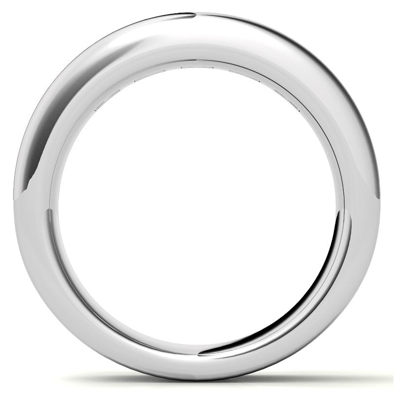 4mm 5-Stone Princess cut Moissanite Channel Anniversary Ring