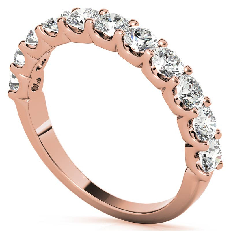 11-stone 3mm Round Brilliant Moissanite Anniversary Band