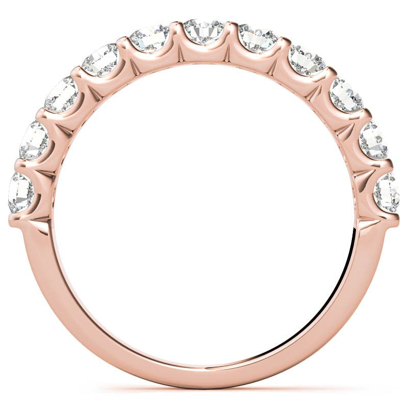 11-stone 3mm Round Brilliant Moissanite Anniversary Band