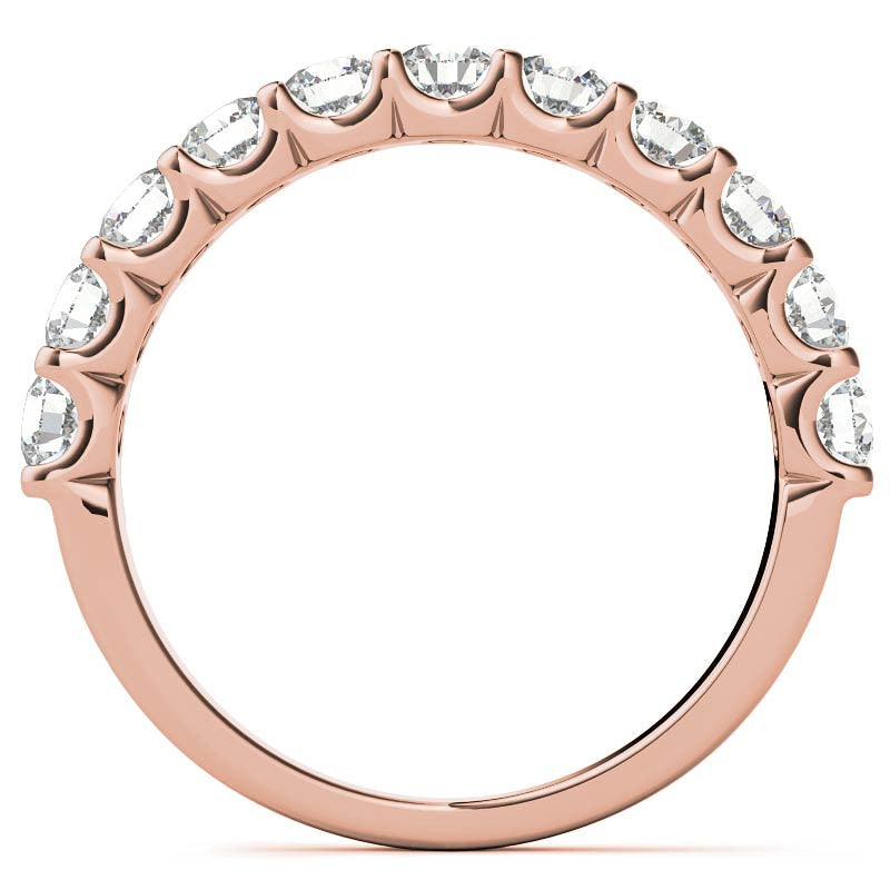 11-stone 3mm Round Brilliant Moissanite Anniversary Band