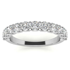 11-stone 3mm Round Brilliant Moissanite Anniversary Band