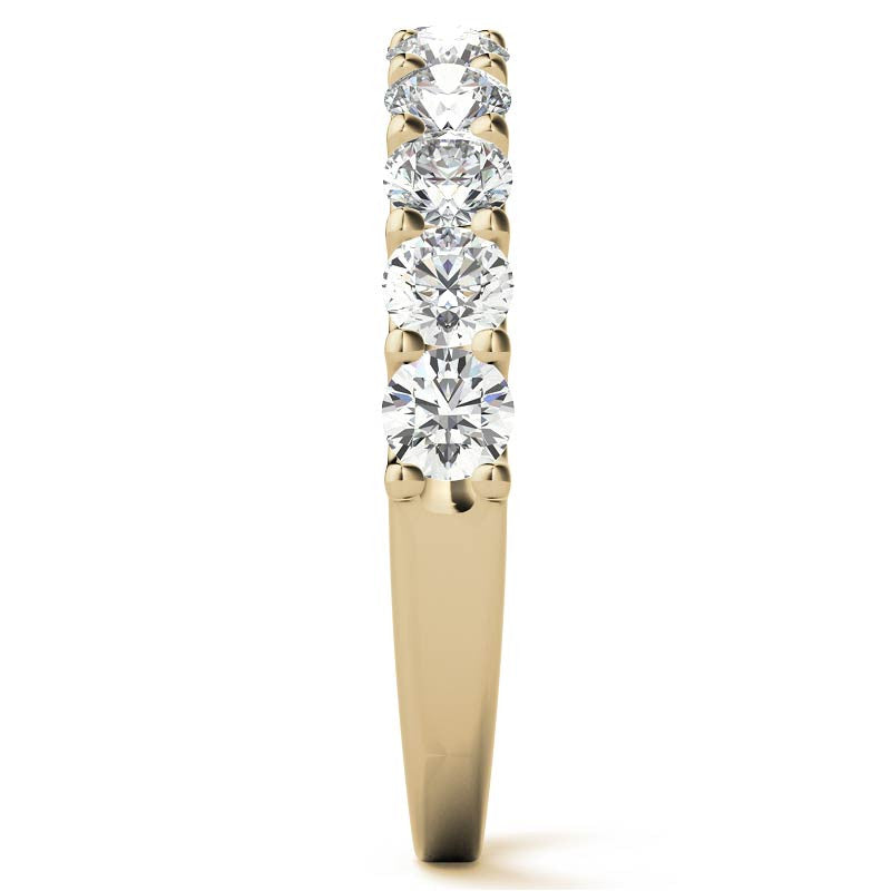 11-stone 3mm Round Brilliant Moissanite Anniversary Band