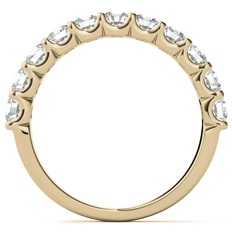 11-stone 3mm Round Brilliant Moissanite Anniversary Band