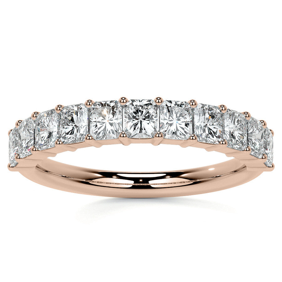 11-Stone 3x2.5mm Radiant Moissanite Anniversary Band