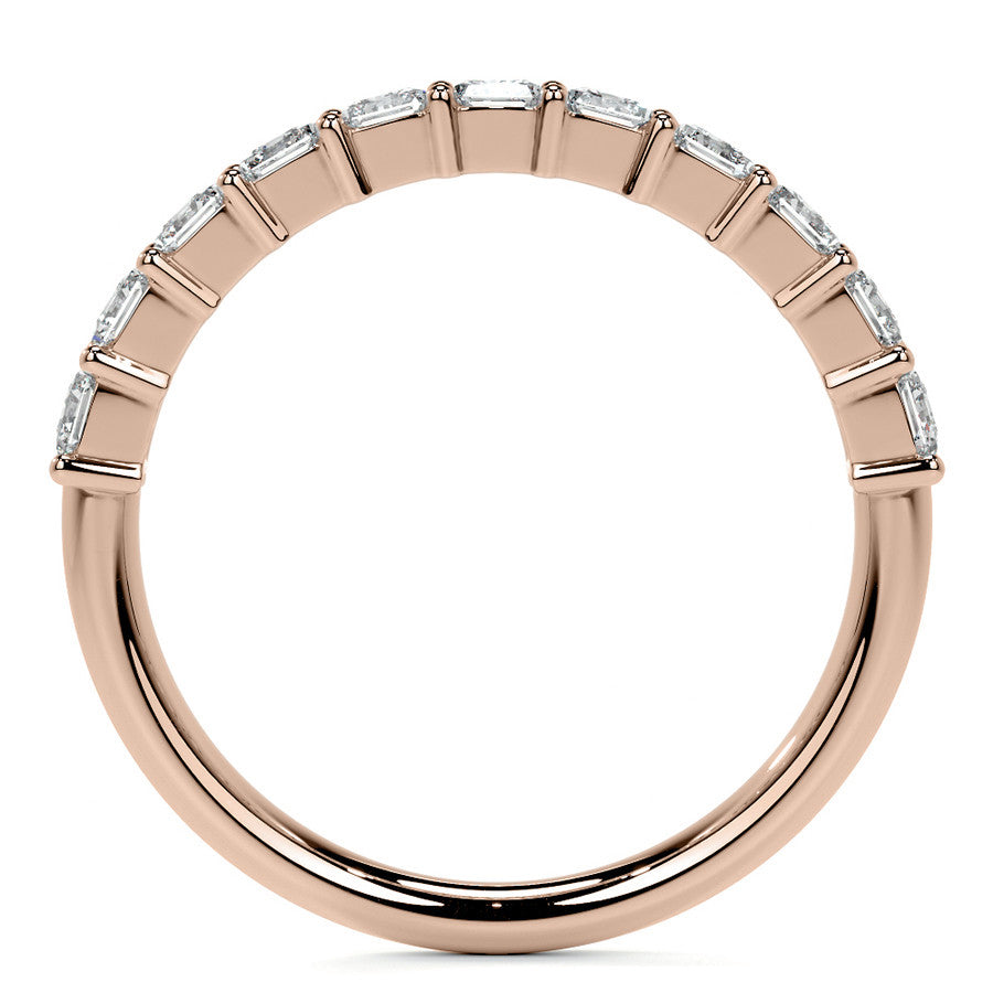 11-Stone 3x2.5mm Radiant Moissanite Anniversary Band