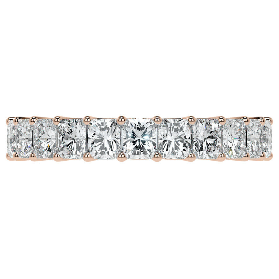 11-Stone 3x2.5mm Radiant Moissanite Anniversary Band