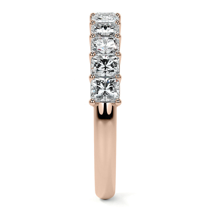 11-Stone 3x2.5mm Radiant Moissanite Anniversary Band