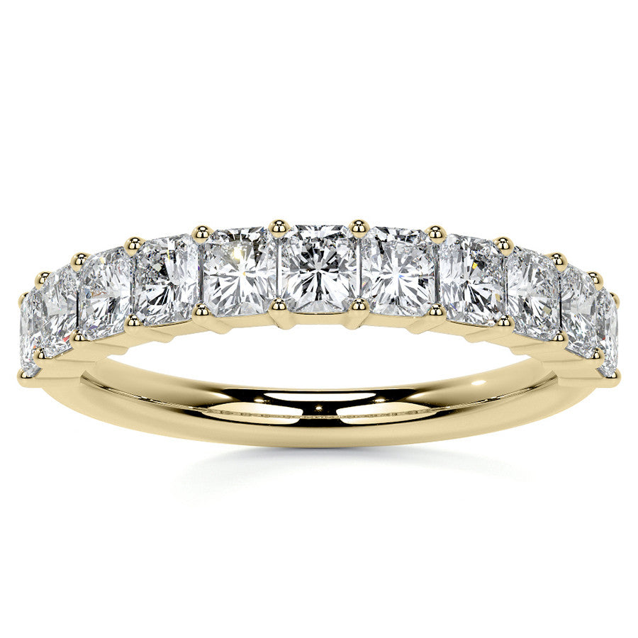 11-Stone 3x2.5mm Radiant Moissanite Anniversary Band