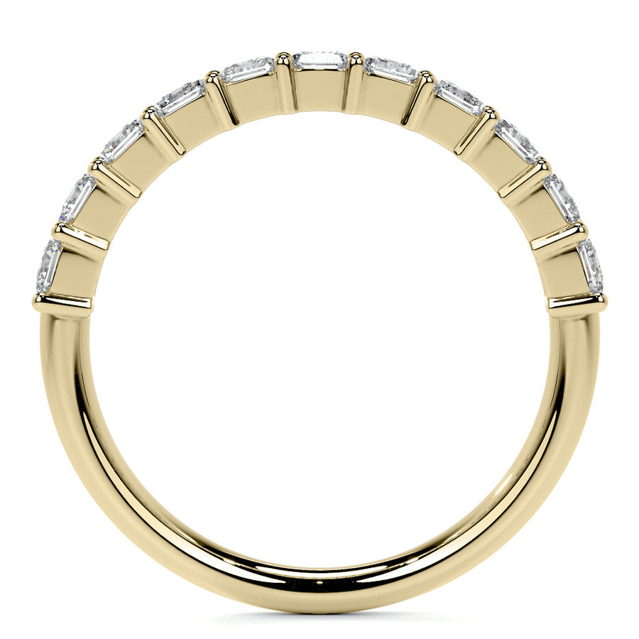 11-Stone 3x2.5mm Radiant Moissanite Anniversary Band