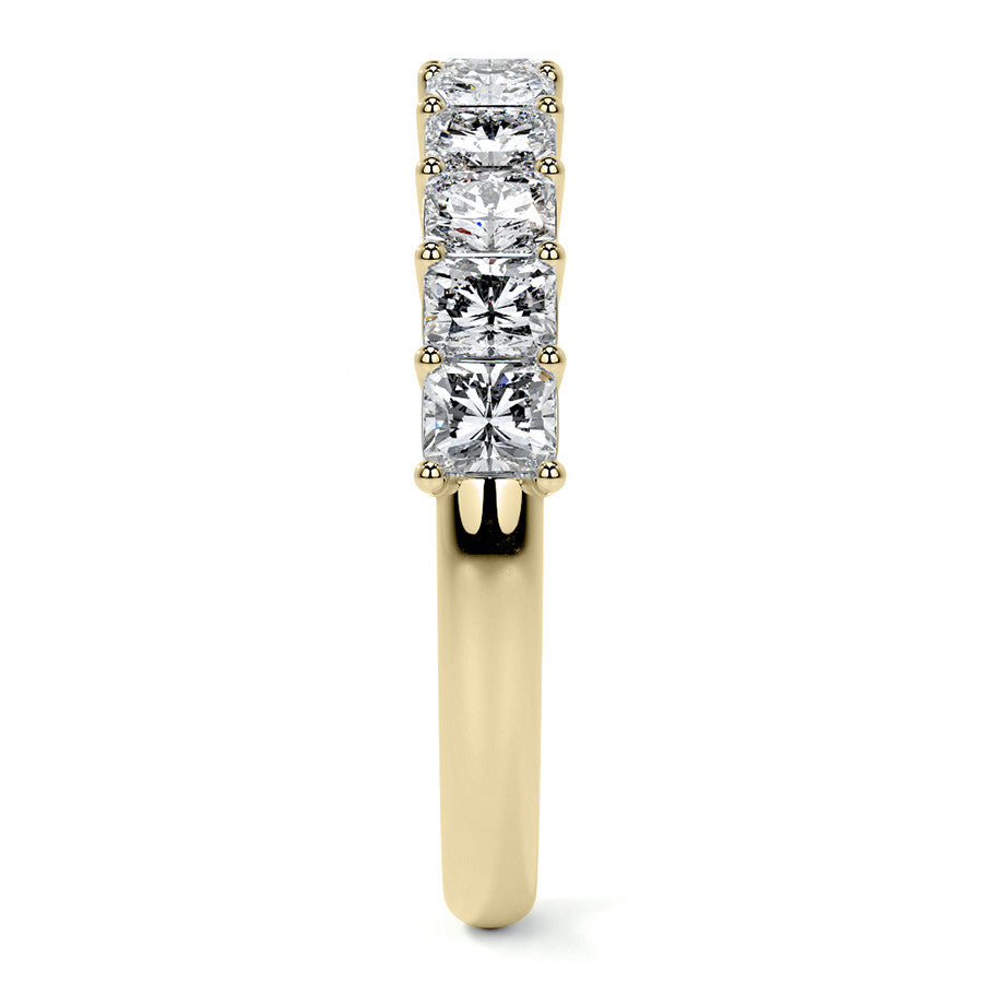 11-Stone 3x2.5mm Radiant Moissanite Anniversary Band