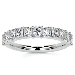 11-Stone 3x2.5mm Radiant Moissanite Anniversary Band