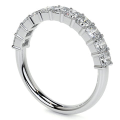 11-Stone 3x2.5mm Radiant Moissanite Anniversary Band