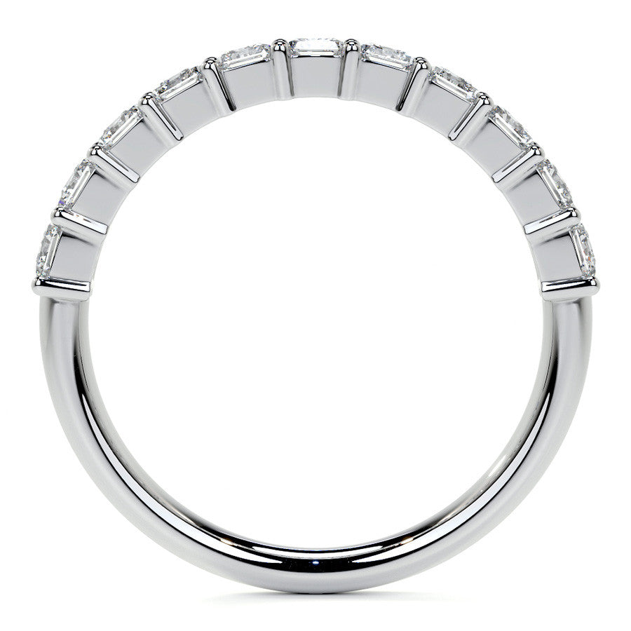 11-Stone 3x2.5mm Radiant Moissanite Anniversary Band