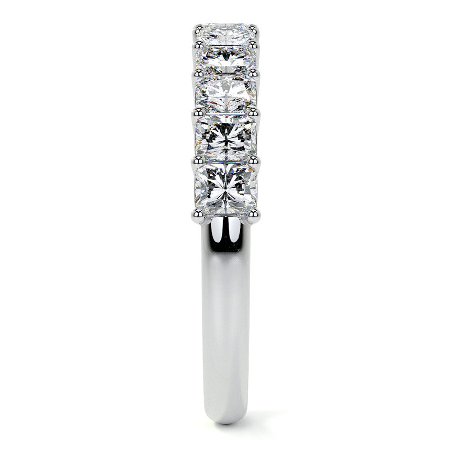 11-Stone 3x2.5mm Radiant Moissanite Anniversary Band