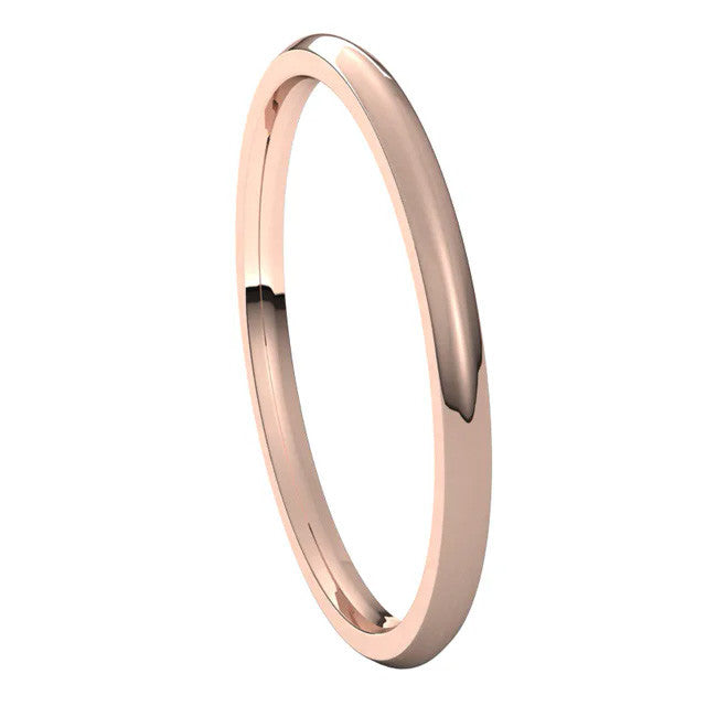 1.5mm Comfort Fit Medium Weight Wedding Band
