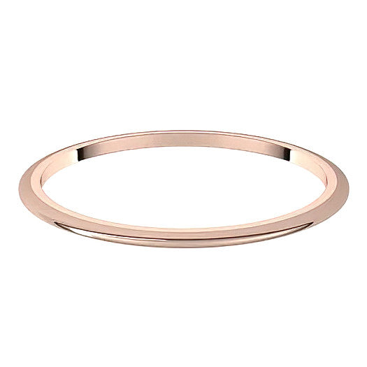 1mm Comfort Fit Medium Weight Wedding Band - 14k
