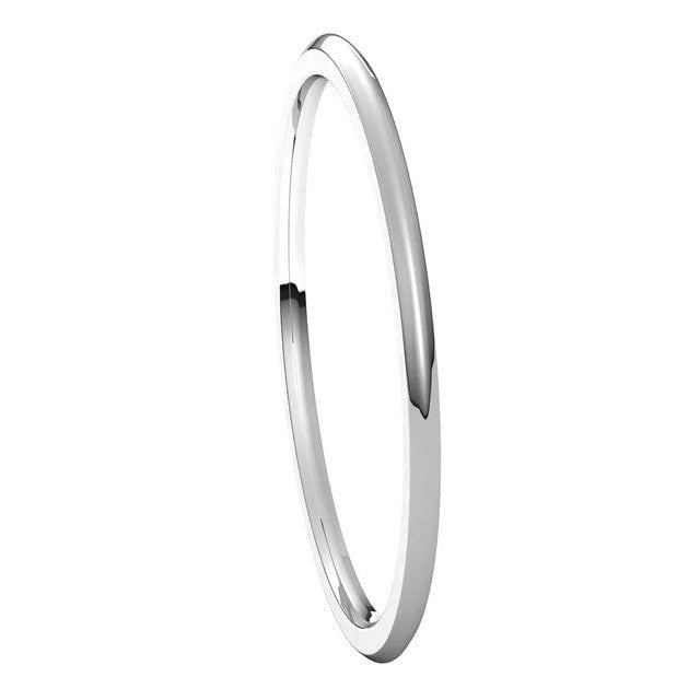 1mm Comfort Fit Medium Weight Wedding Band - 14k