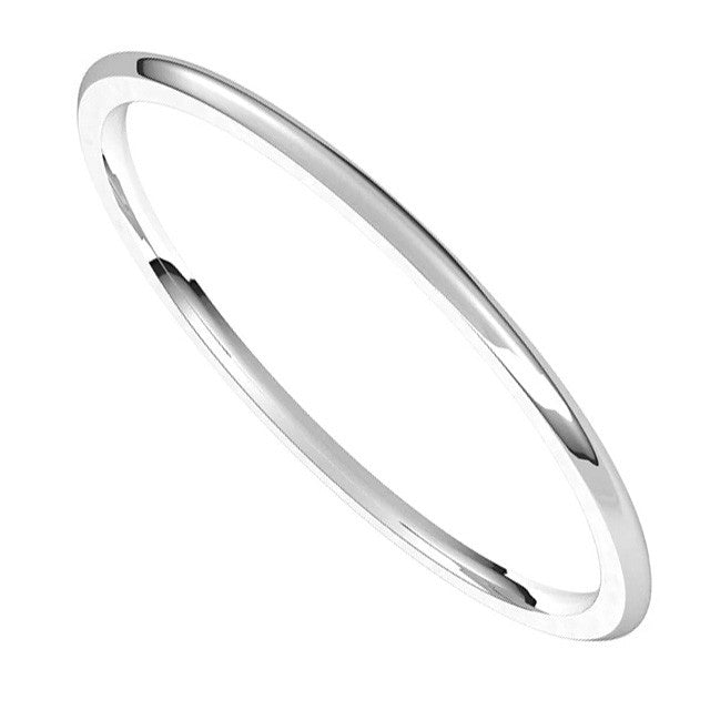 1mm Comfort Fit Medium Weight Wedding Band - 14k