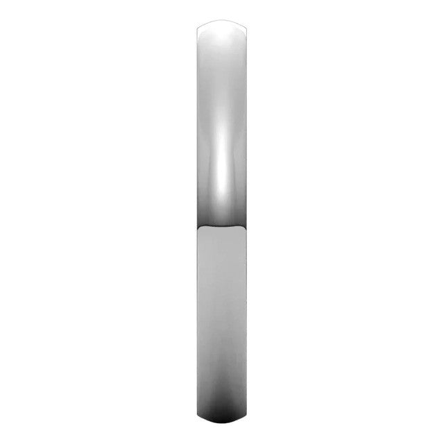 2.5mm Platinum Comfort Fit Medium Weight Wedding Band