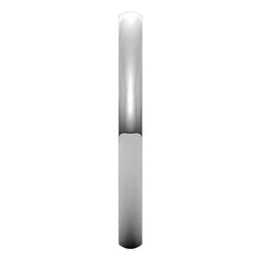 2mm Platinum Comfort Fit Medium Weight Wedding Band