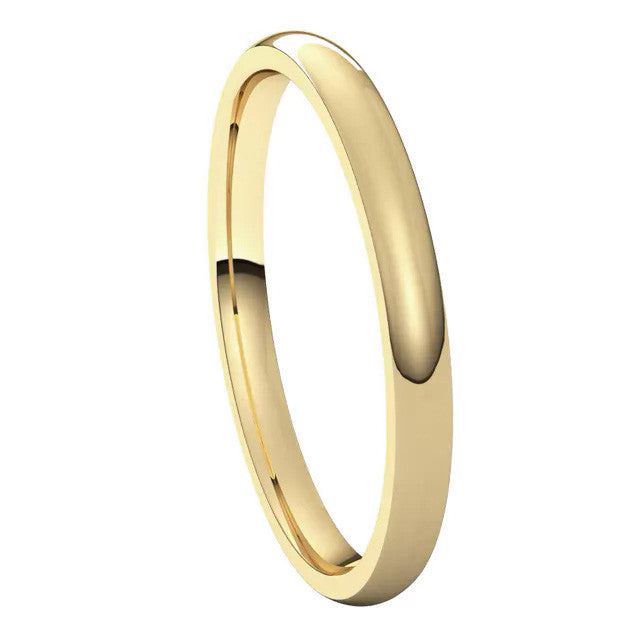2mm Comfort Fit Medium Weight Wedding Band