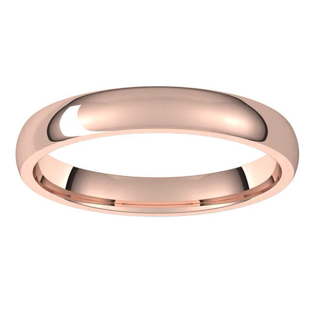 3mm Comfort Fit Medium Weight Wedding Band