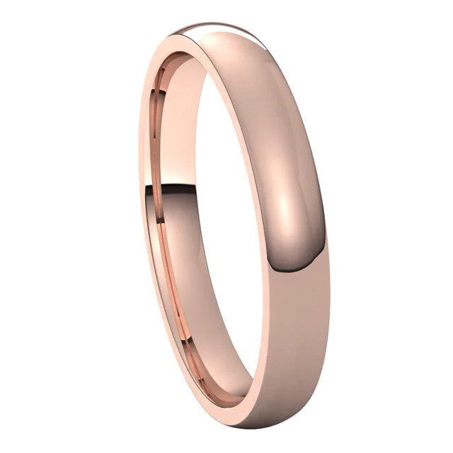 3mm Comfort Fit Medium Weight Wedding Band