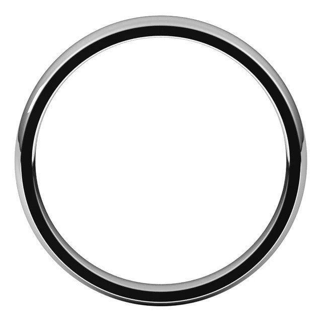 3mm Comfort Fit Medium Weight Wedding Band