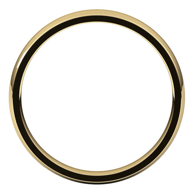 3mm Comfort Fit Medium Weight Wedding Band
