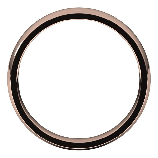4mm Comfort Fit Medium Weight Wedding Band