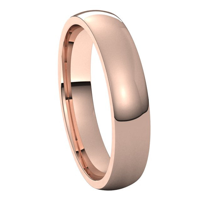 4mm Comfort Fit Medium Weight Wedding Band