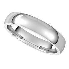 4mm Comfort Fit Medium Weight Wedding Band
