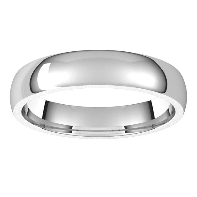 4mm Comfort Fit Medium Weight Wedding Band
