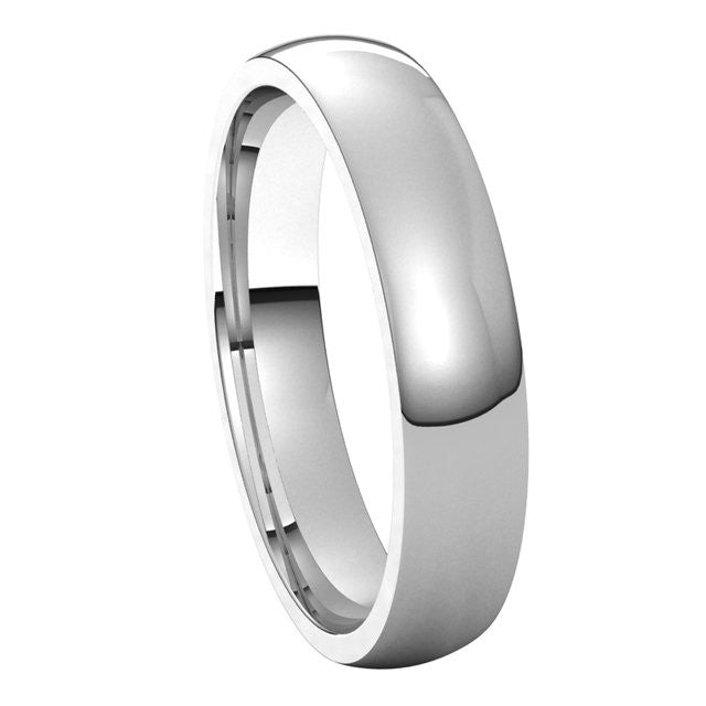 4mm Comfort Fit Medium Weight Wedding Band