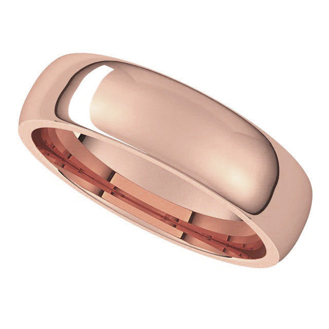 5mm Comfort Fit Medium Weight Wedding Band