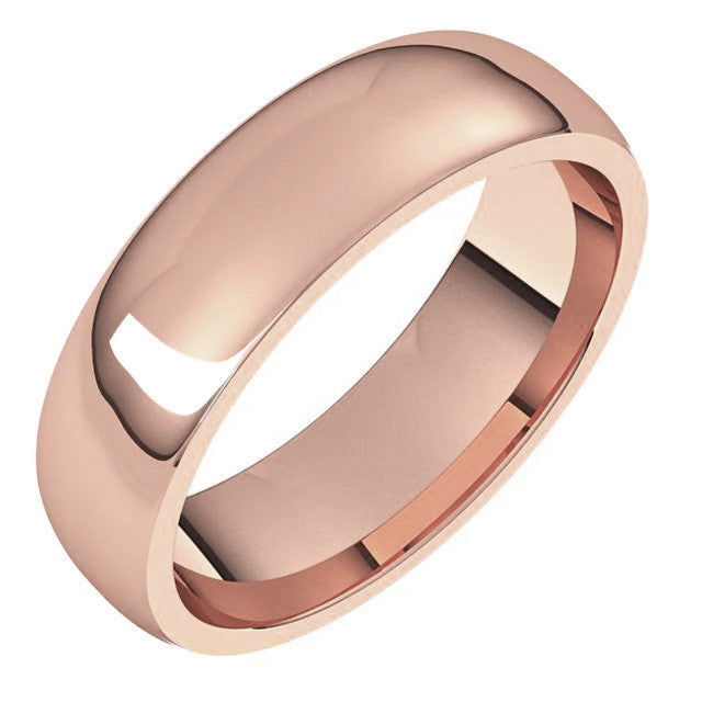 5mm Comfort Fit Medium Weight Wedding Band