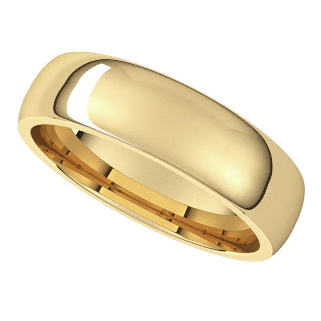 5mm Comfort Fit Medium Weight Wedding Band