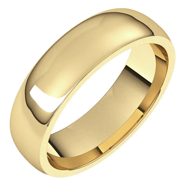 5mm Comfort Fit Medium Weight Wedding Band
